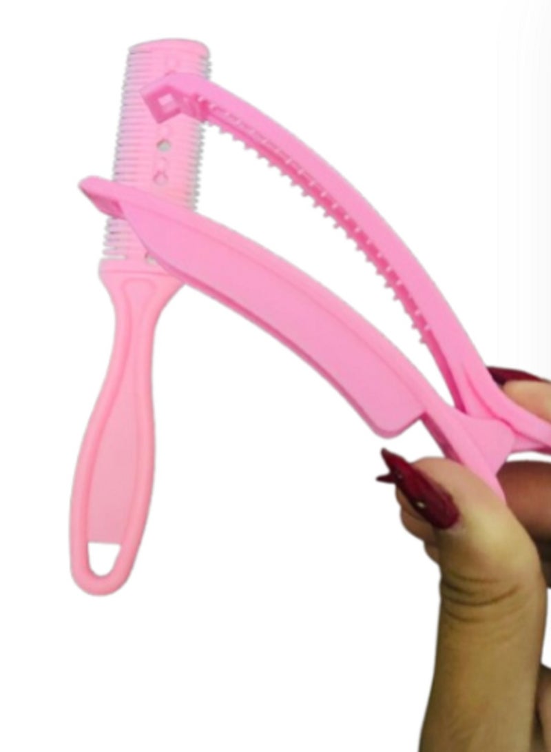 Double Edge Razor With Clamp, Hair Thinning Comb Slim Haircuts Cutting Tool - Image 2