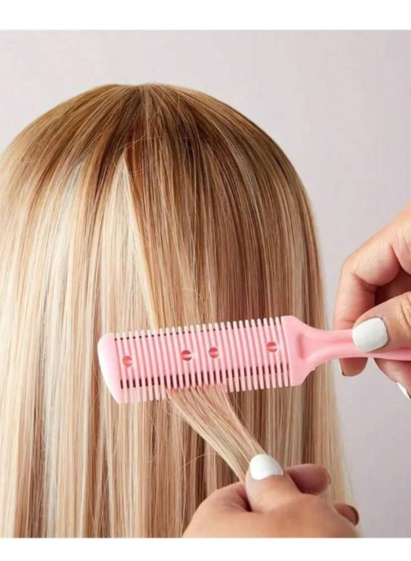 Double Edge Razor With Clamp, Hair Thinning Comb Slim Haircuts Cutting Tool - Image 4