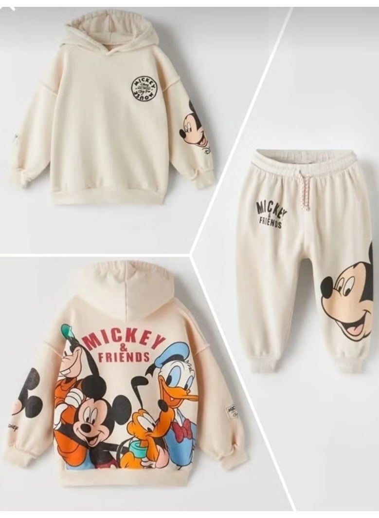 Ada Bebek Çocuk Ada Baby Kids Unisex Kids Mickey Disney Printed Set - Image 1