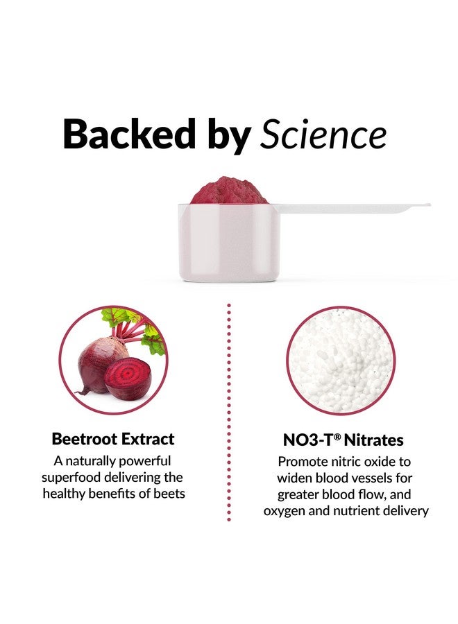 Force Factor Total Beets Superfood Beet Root Powder With Nitrates To Support Circulation Blood Flow Nitric Oxide Energy Endurance And Stamina Cardiovascular Heart Health Supplement 30 Servings - Image 3
