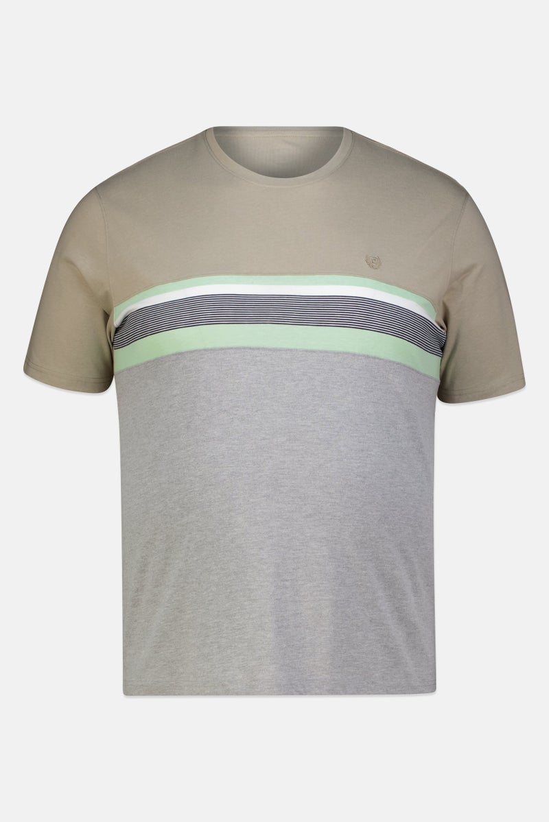 Chaps Men Crew Neck Short Sleeve Stripe T-Shirt,  Multicolor - Image 3