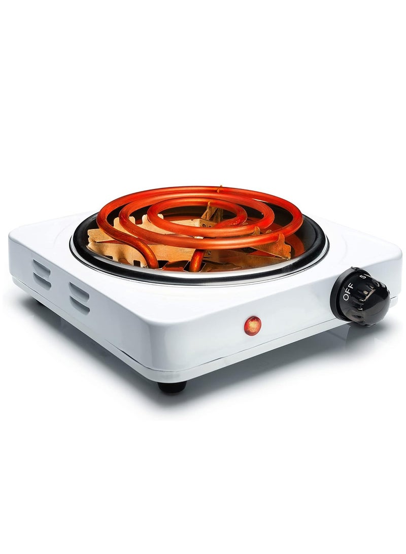 REFURA Single Burner Spiral Electric Stove, 5 Heat Levels With Safety System 1000 W - Image 1