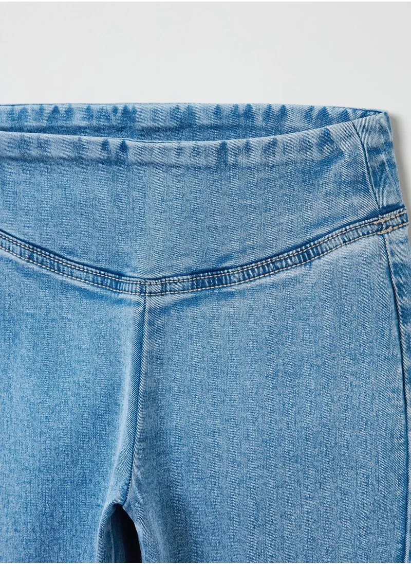 او في اس OVS Girls Jeggings - Blue