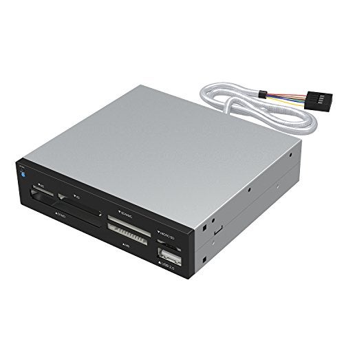 SABRENT 74 in 1 3.5 Inch Internal Flash Media Card Reader/Writer with USB Port (CR-USNT) - Image 1