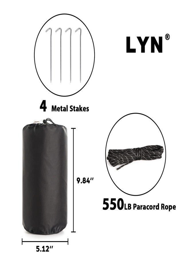 LYN Emergency Shelter Survival Tube Tent with Door Dual Zippers Fireproof Material Reflective Waterproof Survival Kits - Image 2