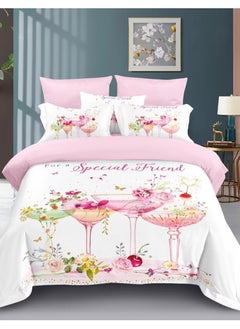pink wine glass