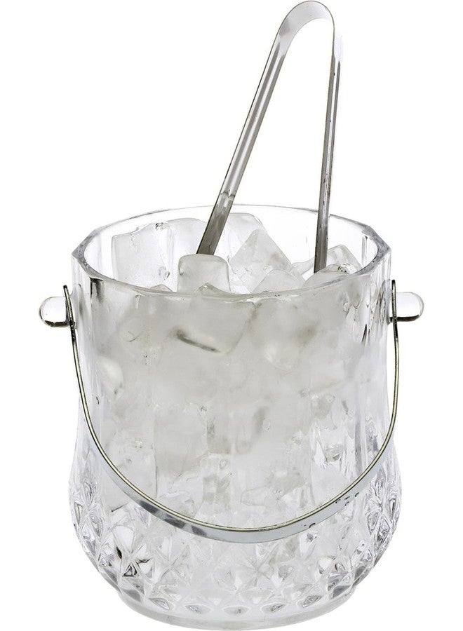 1st Time Ice Bucket with Handle for Bar, Restaurants, Home & Café, Clear, 13.5 x 13.5 x 13.5 CM, 1000 Ml- J1 - Image 5