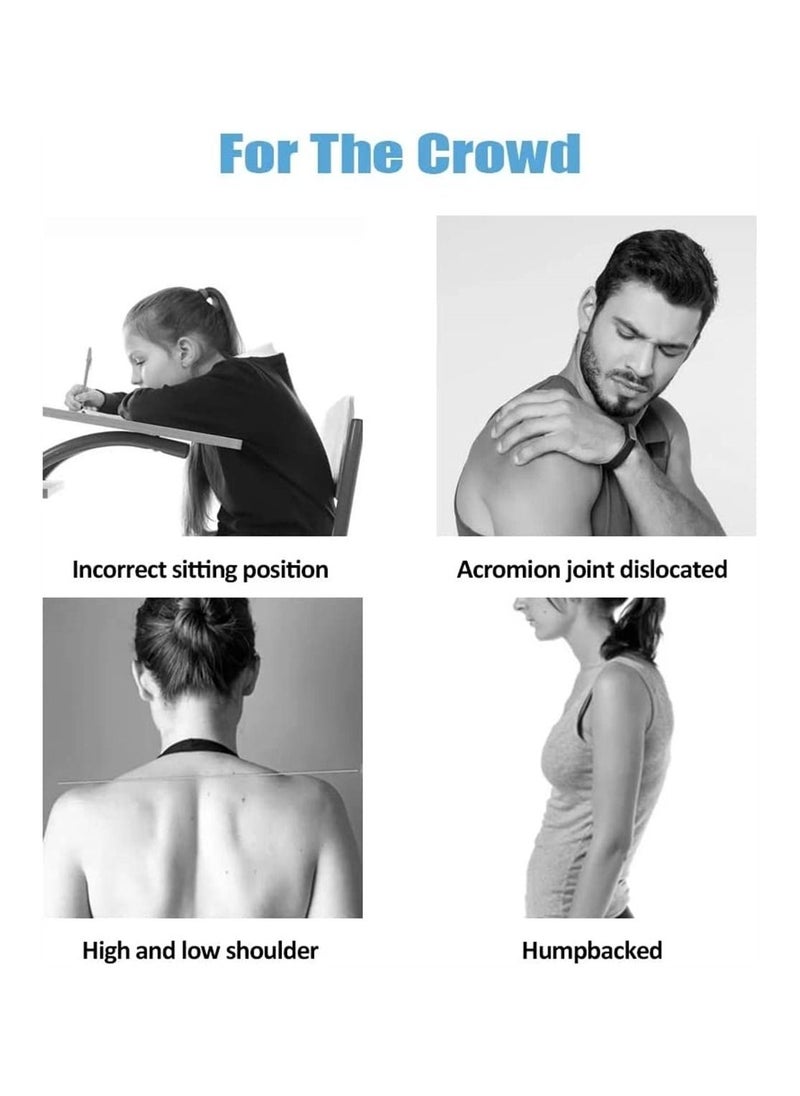 Smart Back Brace Posture Corrector with Invisible Sensor, Relieves Pain, Straightens the Back, Prevent Humpback Correct Bad Posture Habits