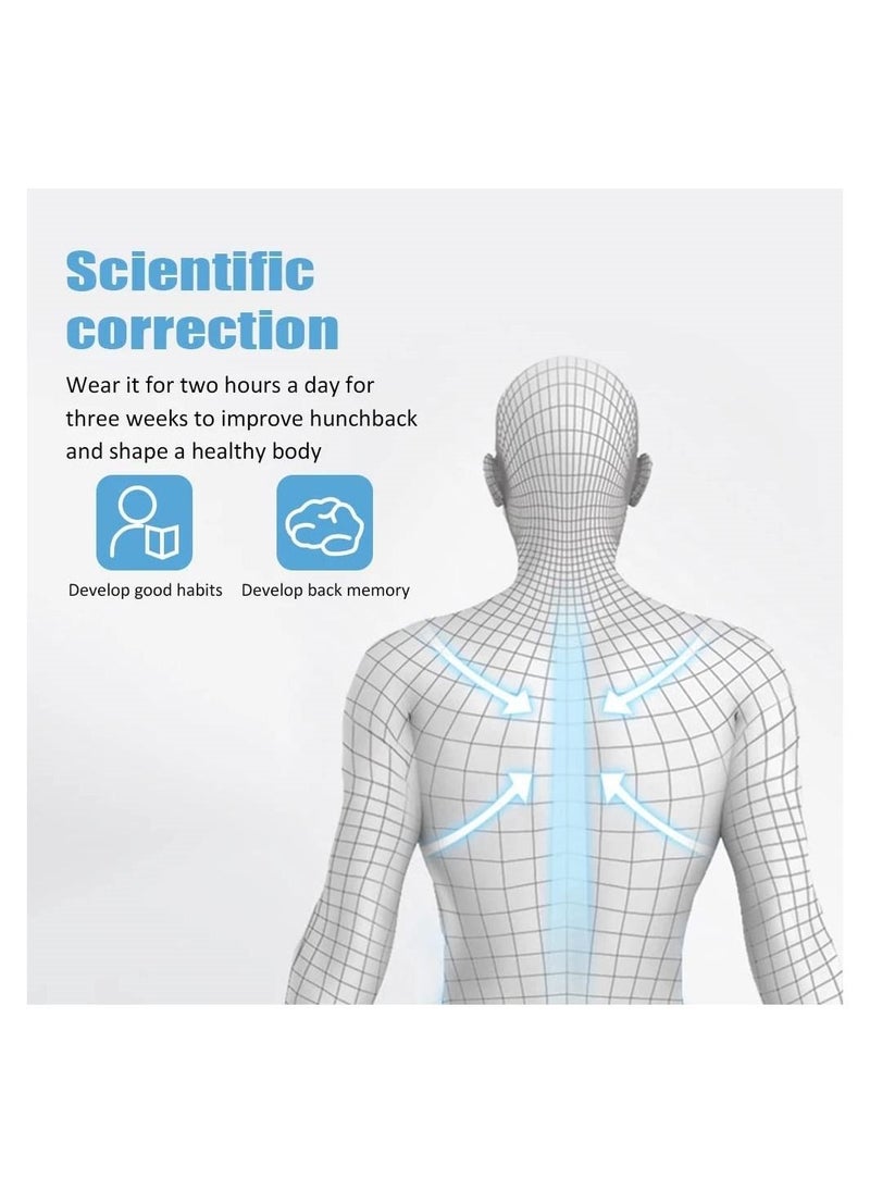 Smart Back Brace Posture Corrector with Invisible Sensor, Relieves Pain, Straightens the Back, Prevent Humpback Correct Bad Posture Habits