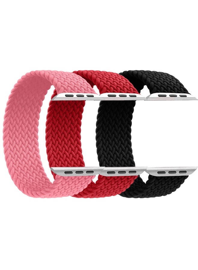 Solo Nylon Band 44mm Size 135-140mm with Metal Lugs Compatible with Apple Watch 44mm 45mm 49mm Series 1-9 SE Ultra 1 Ultra 2 - Image 1