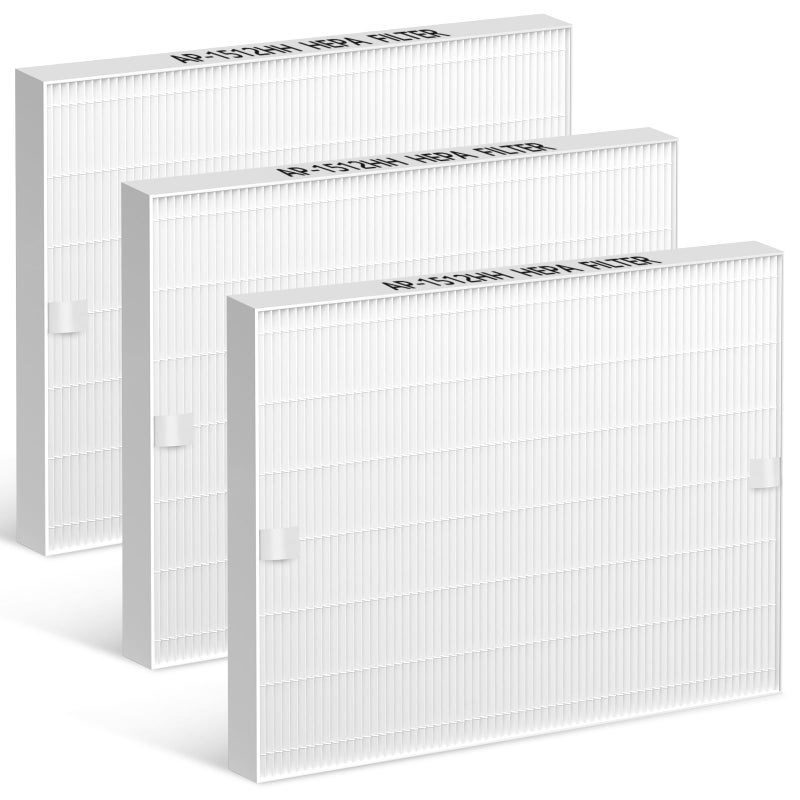 Midiex 3 Pack AP1512HH Air Purifier Replacement Filter for Coway Airmega AP1512HH and Airmega 200M air Purifier H13 True HEPA for AP1512HH Filter Replacement