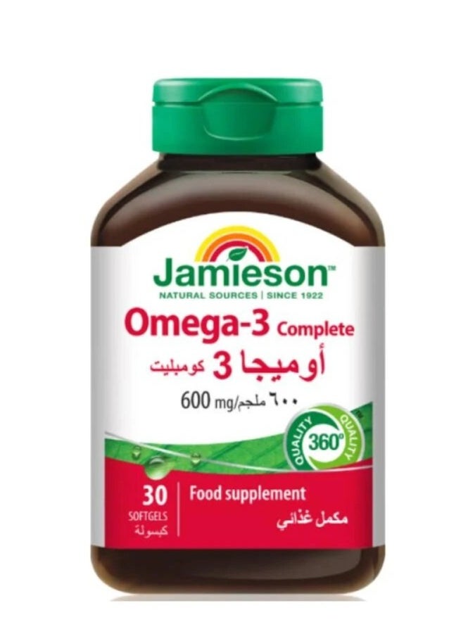 Jamieson Omega3 Complete 600Mg 30 Cap - pzsku/ZB1CA6D78CCA482D772B3Z/45/_/1730746885/d478ff37-6cb4-4d3d-89bc-271faf23063c