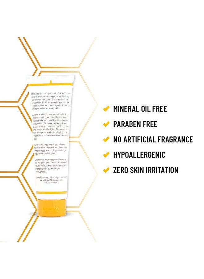 Bella B Face Wash 4.1 Oz Tube Facial Glow Pregnancy Skin Care Pregnancy Face Wash Pregnancy Safe Face Wash Healthy Beauty Anti Aging Facial Wash - Image 3