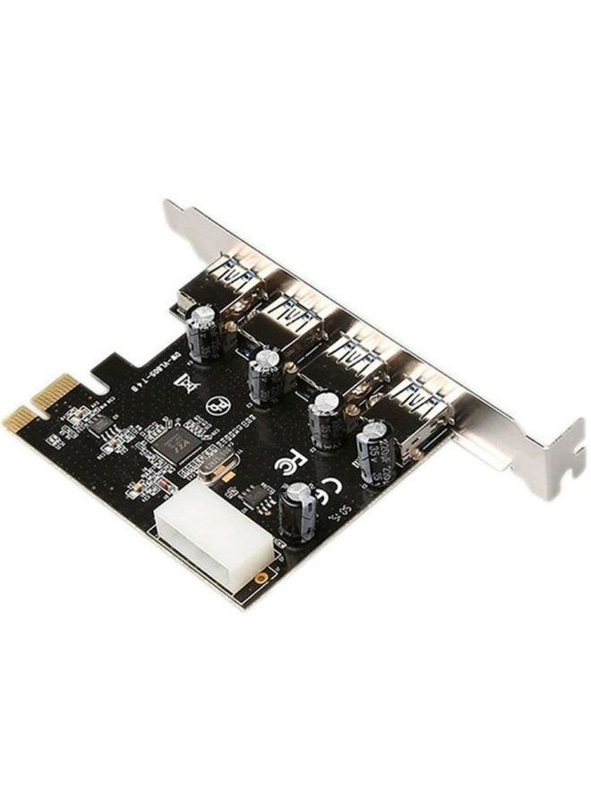 BURAQ 4 Port USB 3.0 Pci Express Expansion Card Pci-E Adapter  - Image 3