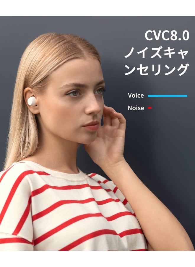 EDIFIER Renewed - X3 Truly Wireless Bluetooth In Ear Earbuds with Mic White - Image 3