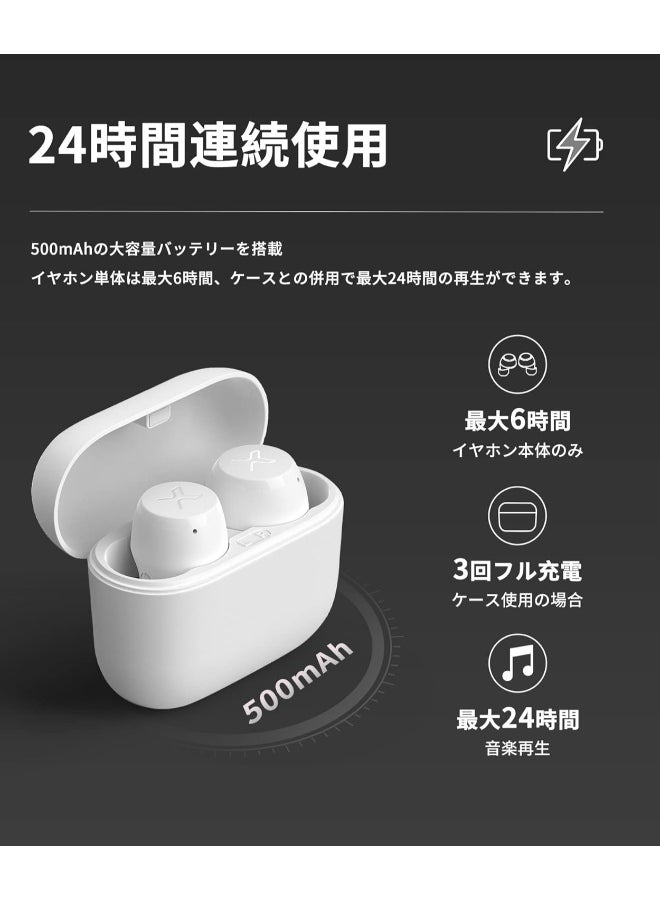 EDIFIER Renewed - X3 Truly Wireless Bluetooth In Ear Earbuds with Mic White - Image 2