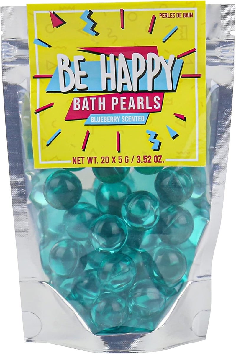 Gift Republic Gift Republic Bath Pearls Be Happy 20Pack Blueberry Scent Multicoloured