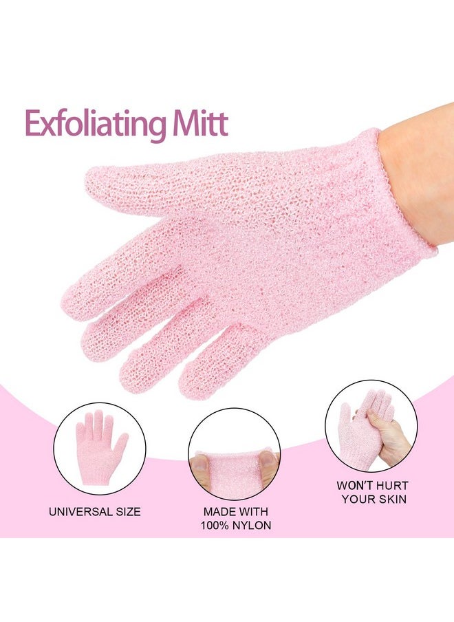 UNIMEIX UNIMEIX 4 Pack Self Tanning Mitt Applicator Kit Set Self Tan Back Applicator with Self Tanning Glove for Self Tan Mitt Mini Self Tan Glove and Sunscreen Brush (Pink)  - Image 4