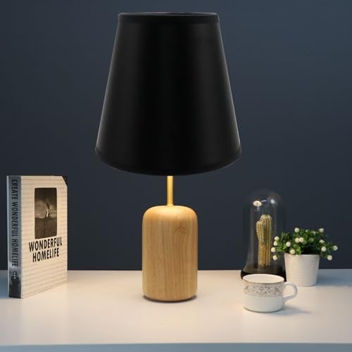 Tsnamay 6Pcs Small Lamp Shades Clip on Bulb,Handmade Chandelier Shades for Chandelier Lampshade, Black - Image 5