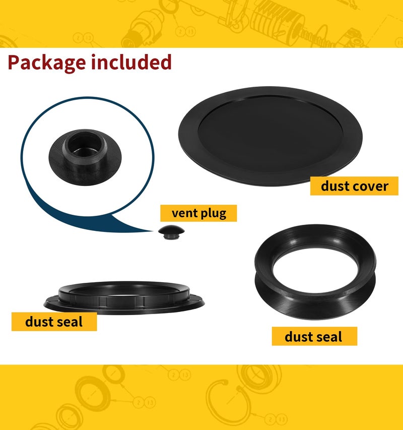 Camoo 5544881/5545741 Shaft Sector Seal Kit, Fit for Sheppard M100 M90 Power Steering Gear Seals Kit - Image 5