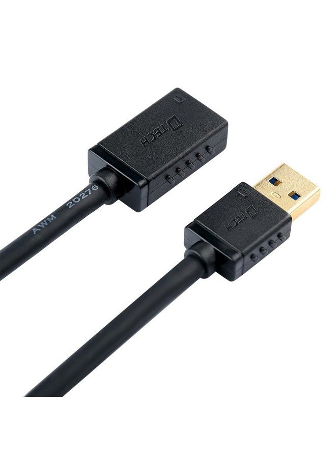 DTech USB 3.0 Extension Cable 10 Feet Type A Male to Female Extender - Black - 3m - Image 5