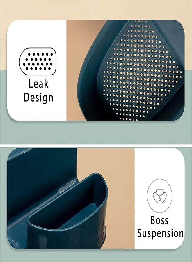 Barasti Sink Strainer Basket Kitchen Drain Shelf Sink Storage Holder for Washing Vegetables Fruits and Draining Water Multipurpose Adjustable Sink Basket - Image 5