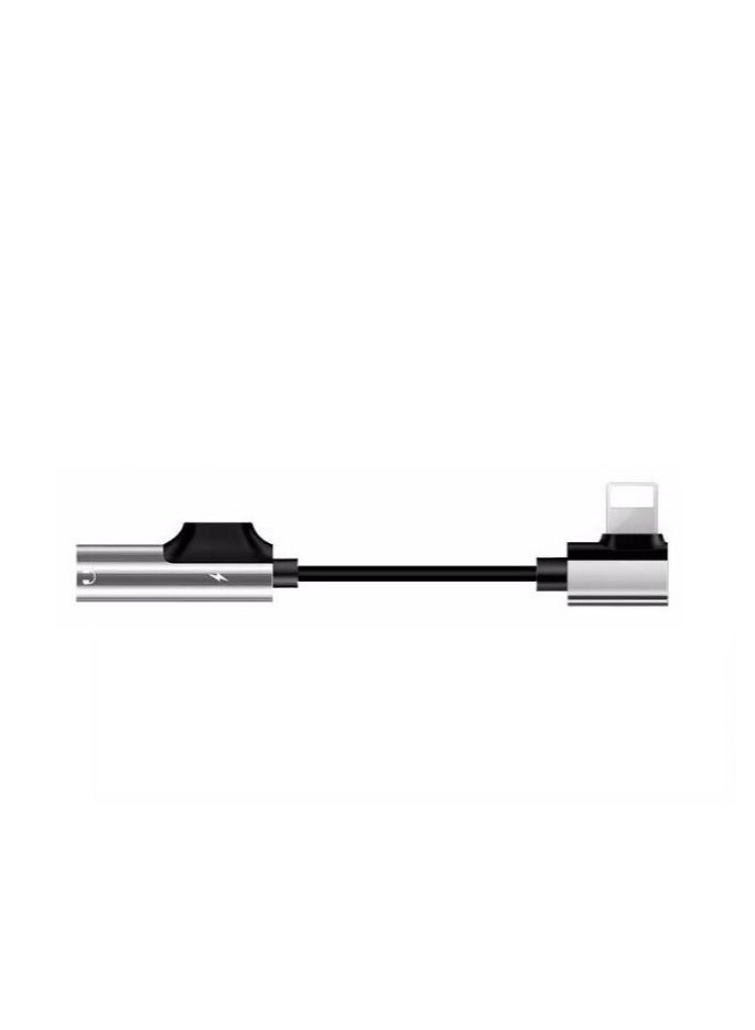 keendex kx2474  Lightning 2 in 1 For Lightning Audio Adapter Charging Converter For iPhone X Xs Max 7 8 XR Charger Jack Splitter Headphone USB Adapter - Image 2