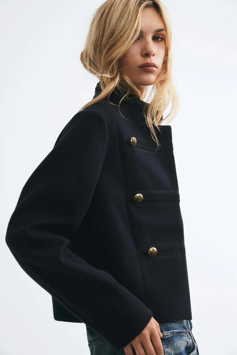 Button-detail jacket