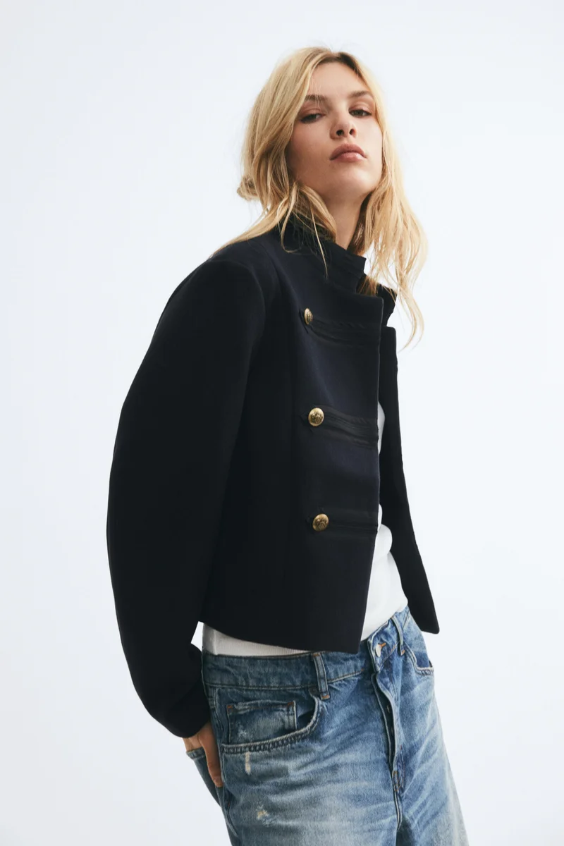 H&M  Button-detail jacket for Women | Best Price UAE