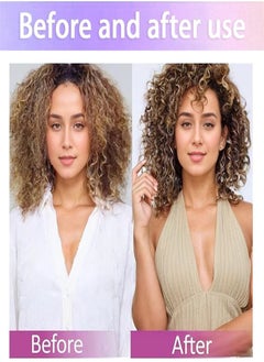 BUPY 2024 New Curly Hair Brush, Bounce Curl Define Styling Brush, Wet Dry Detangler Hair Brush,The Essential Tool For Shaping And Styling Your Curls, Achieve Perfectly Defined Curls (Purple)  - Image 5