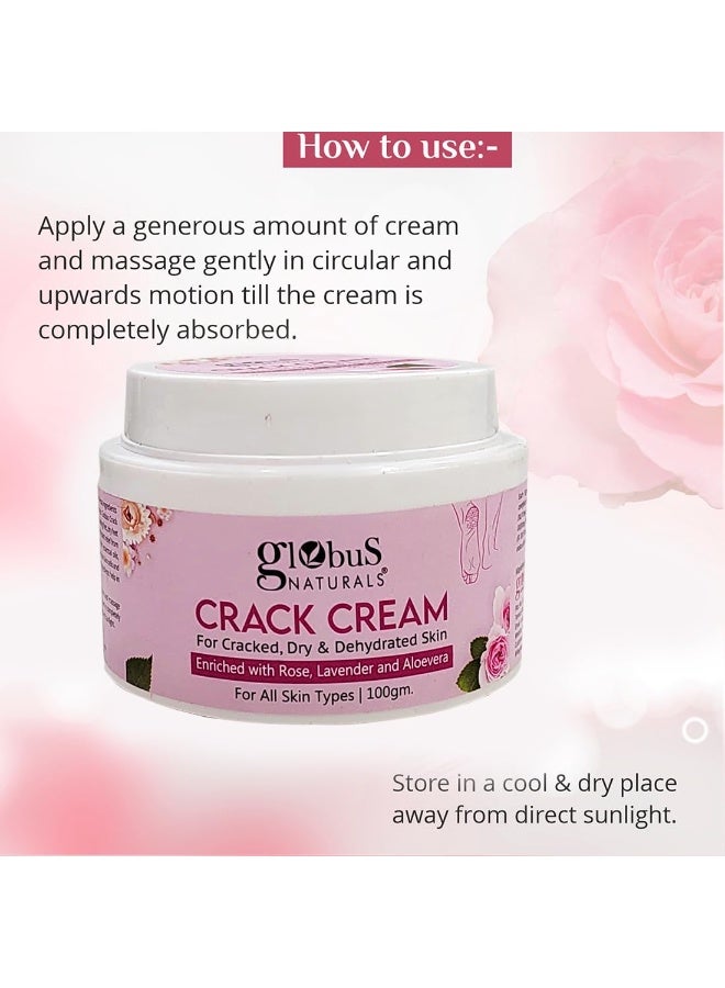 Globus Naturals Crack Cream for foot 100gm (Pack of 5) - Image 3
