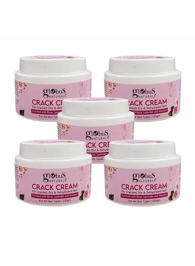 Globus Naturals Crack Cream for foot 100gm (Pack of 5) - Image 1