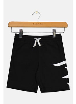 Toddlers Boy Brand Logo Short, Black