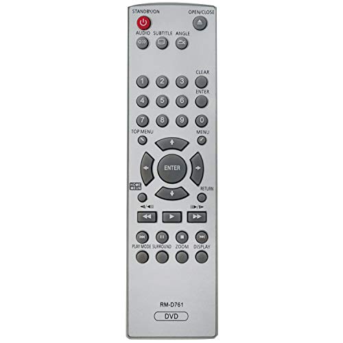 Allimity RM-D761 Remote fit for Pioneer DVD Player DV-250 DV-251 DV-260 DV-263 DV-270 DV-271 DV-275 DV-300 DV-353 DV-360 DV-363 DV393S DV-463 DV-464 DV-2650 DV-266-S DV-270-S DV-271-S DV-275-S DV280S - Image 1