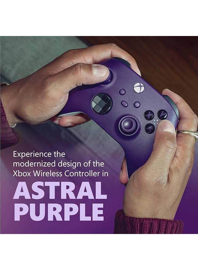 مايكروسوفت وحدة تحكم الألعاب اللاسلكية Xbox Core – Astral Purple – Xbox Series X|S، Xbox One، أجهزة الكمبيوتر التي تعمل بنظام Windows، وAndroid، وiOS - Image 2