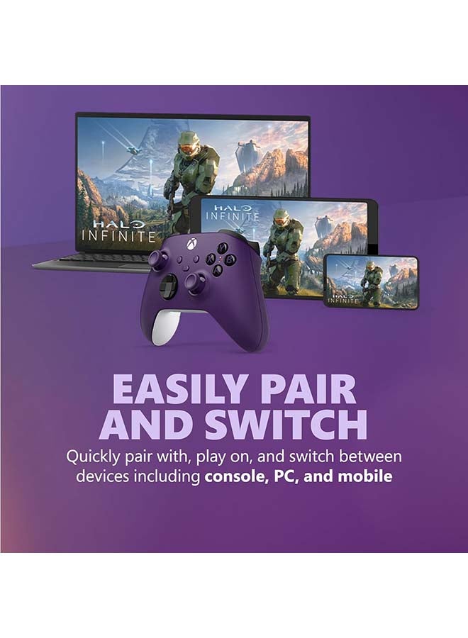 مايكروسوفت وحدة تحكم الألعاب اللاسلكية Xbox Core – Astral Purple – Xbox Series X|S، Xbox One، أجهزة الكمبيوتر التي تعمل بنظام Windows، وAndroid، وiOS - Image 5