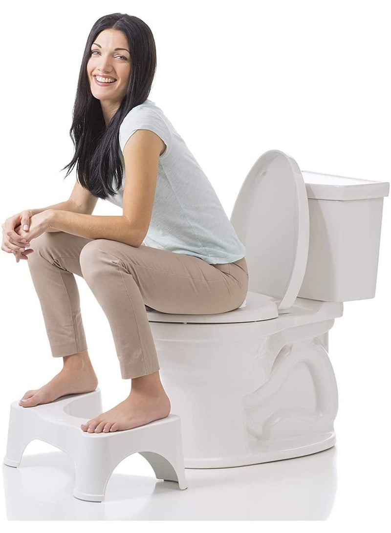 مارك ستور مقعد مرحاض القرفصاء في الحمام للمساعدة في استخدام المرحاض، مقعد للقدم لوضعية المرحاض وإطلاق صحي، تصميم محمول ويمنع الإمساك، ملحقات الحمام المضادة للانزلاق - Image 2