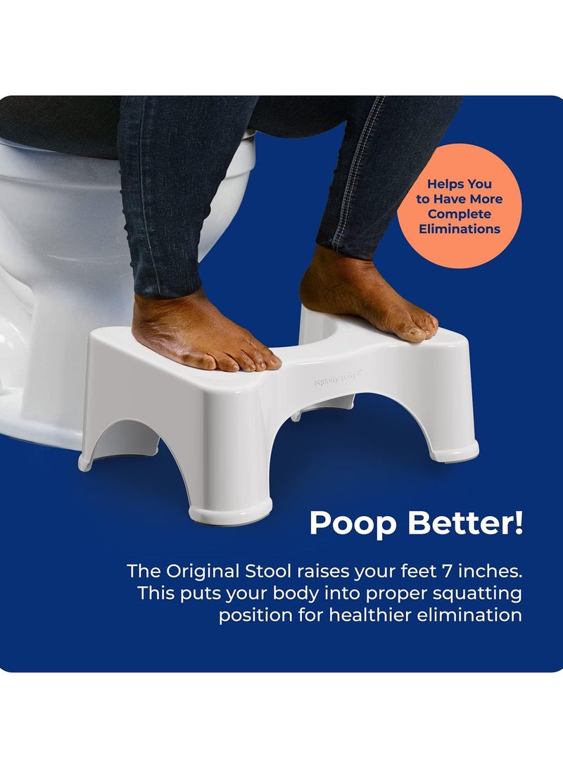 مارك ستور مقعد مرحاض القرفصاء في الحمام للمساعدة في استخدام المرحاض، مقعد للقدم لوضعية المرحاض وإطلاق صحي، تصميم محمول ويمنع الإمساك، ملحقات الحمام المضادة للانزلاق - Image 5