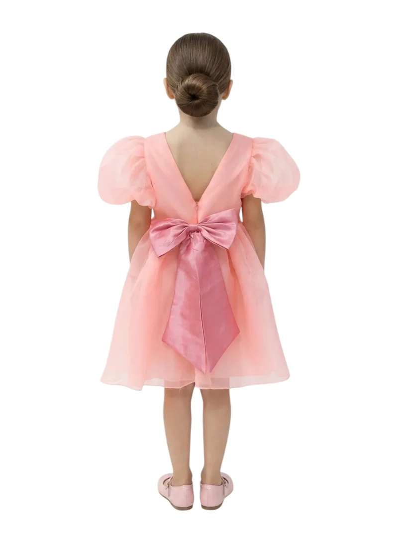 دىدانيالا فستان بأكمام منفوشة من الأورجانزا