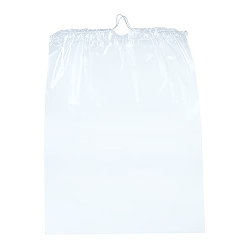 Infinite Pack InfinitePack Large 18"x24"(100pcs) Transparent Shoe Bags for Travel, Portable Shoe Bags, Shoes Pouch Storage Organizer with Drawstring for Men & Women aClear Window Shoes Pouch with Rope - Image 1