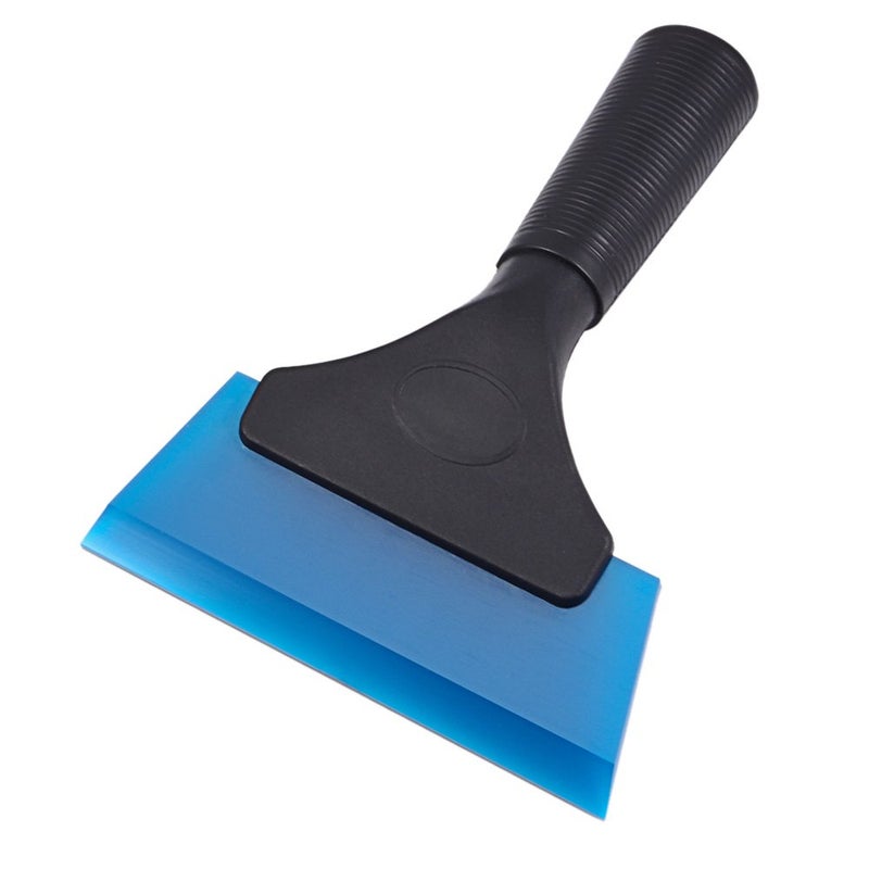EHDIS Small Squeegee 5 inch Rubber Window Tint Windshield Scraper for Car,Glass, Mirror, Shower, Door,Bathroom Cleaning(Blue) - Image 1