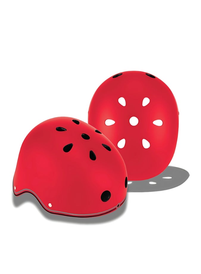 خوذة الحماية الحمراء المميزة