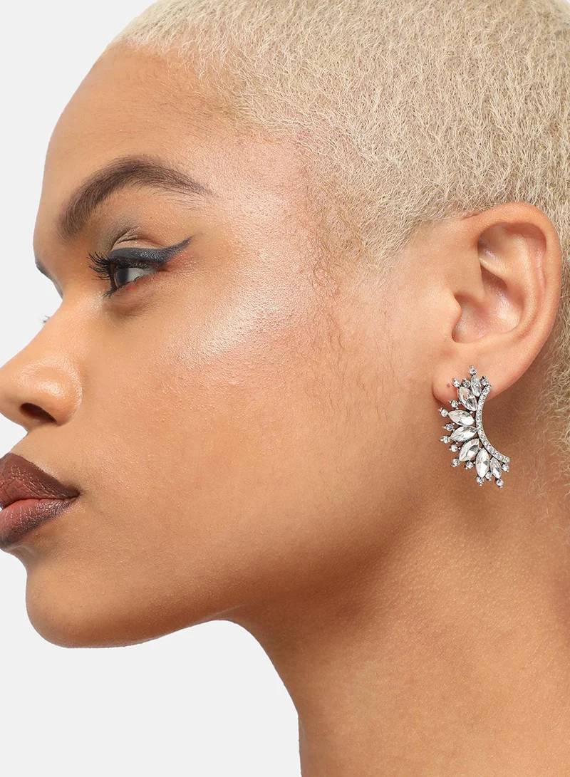 سوهي مطلية بالذهب مصمم الحفلات حجر الأذن الكفة