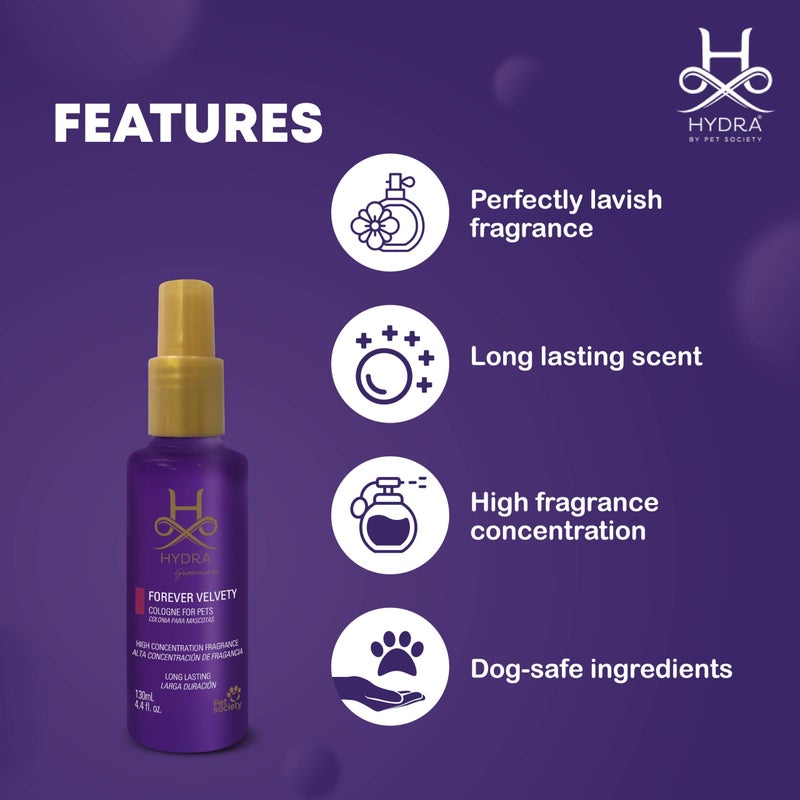 hydra Combo of Hydra Groomers Forever Fresh Pet Cologne Spray for Dog and Cat, 130ml-1pc and Stainless Steel Grooming Comb for Dogs & Cats-1pc - Image 5