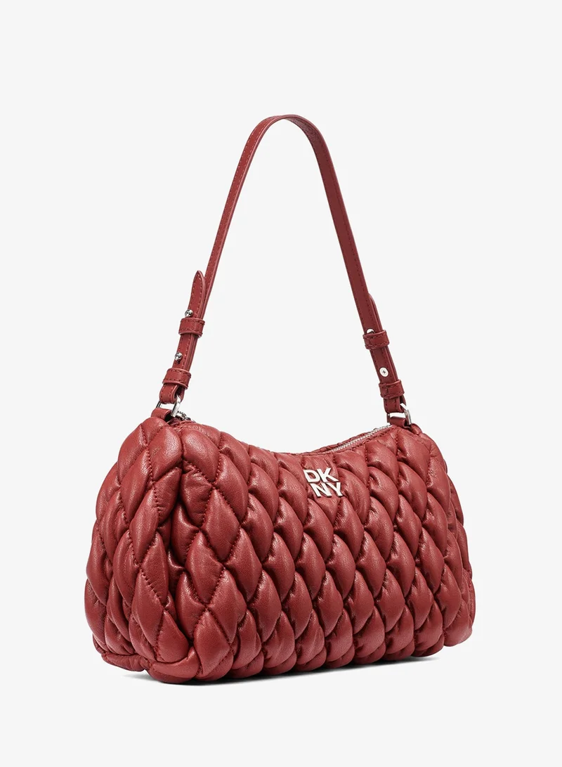 DKNY RHYTHM RED Remy Top Zip Shoulder Bag for Women | Best Price UAE