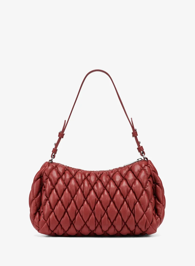DKNY RHYTHM RED Remy Top Zip Shoulder Bag for Women | Best Price UAE