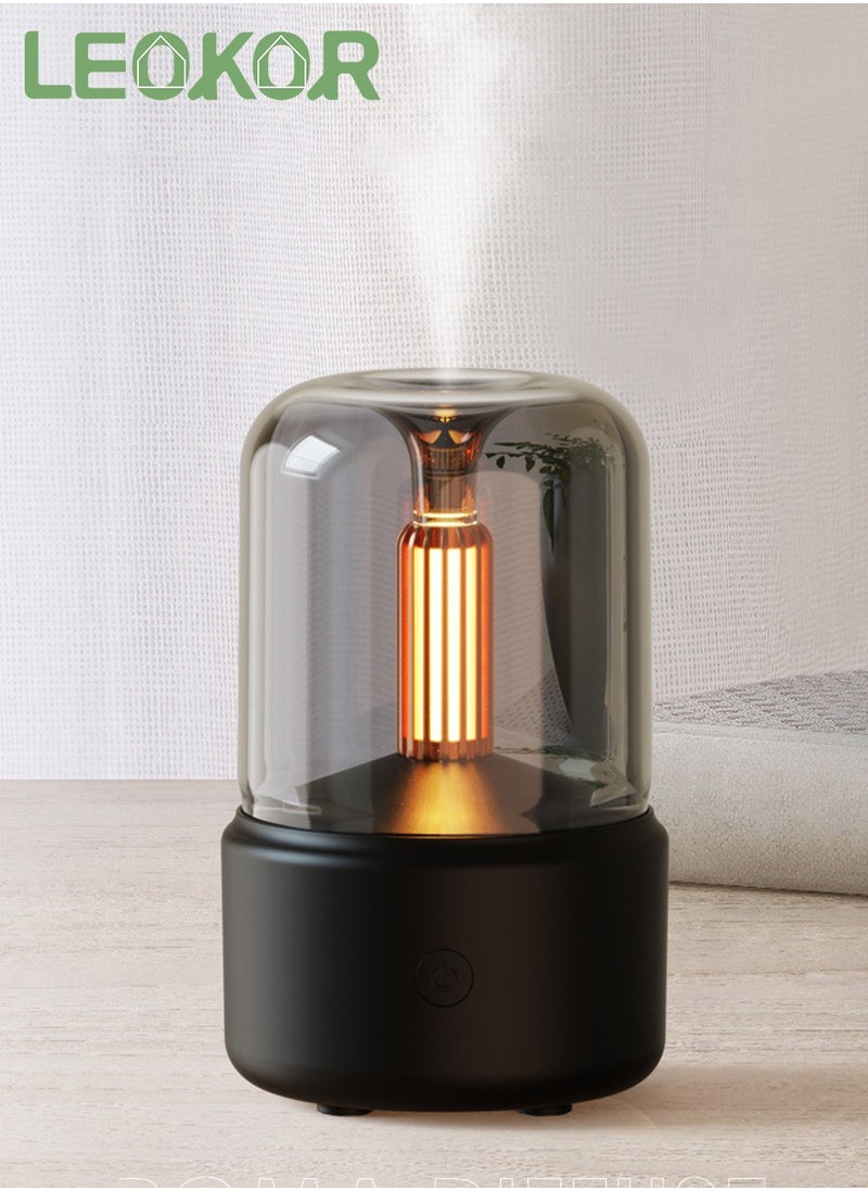 LEOKOR - Air Humidifier, Auto-Off Aromatherapy Diffuser, Ultra-low Noise Essential Oil Diffuser,Cool Mist Humidifier For Car Office Bedroom Home - Image 1