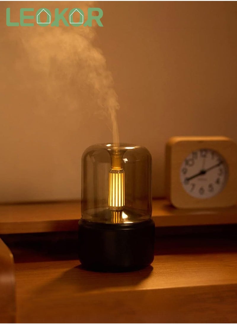 LEOKOR - Air Humidifier, Auto-Off Aromatherapy Diffuser, Ultra-low Noise Essential Oil Diffuser,Cool Mist Humidifier For Car Office Bedroom Home - Image 1