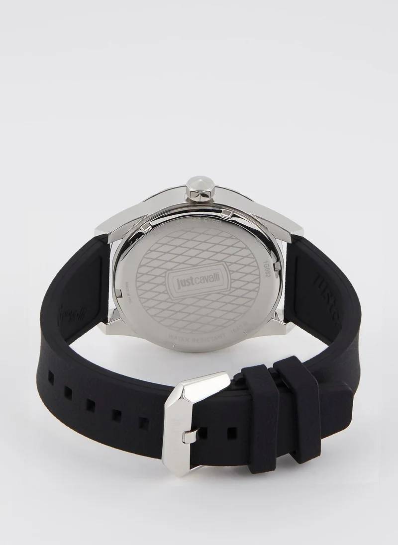 Just Cavalli  Credo Black Analog Watch  | Best Price UAE