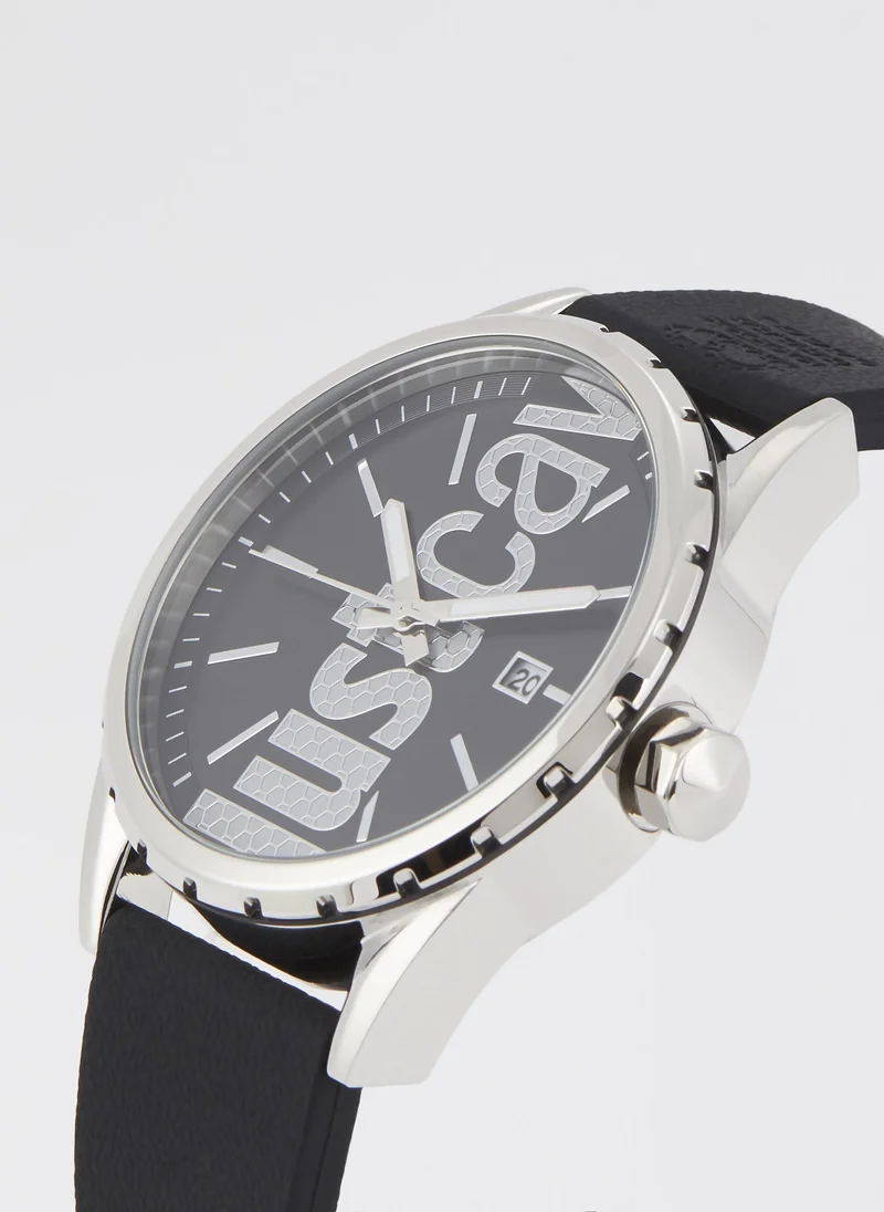 Just Cavalli  Credo Black Analog Watch  | Best Price UAE
